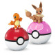 Blocks Mega Pokemon Pokeball 2-pack Charmander and Eevee