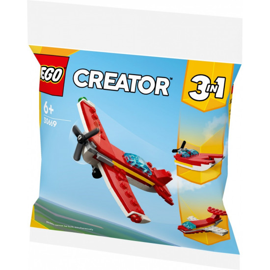 Bricks Creator 30669 Iconic Red Plane