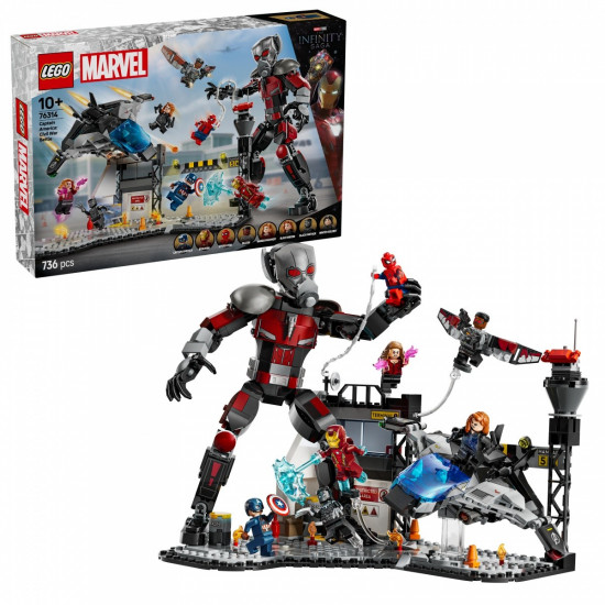 Blocks Super Heroes 76314 Captain America: Civil War Action Battle