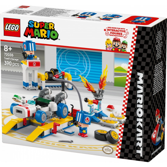 Bricks Super Mario 72035 Mario Kart - Toads Garage