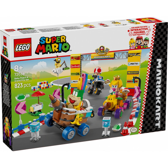 Bricks Mario Kart - Baby Peach & Grand Prix Set