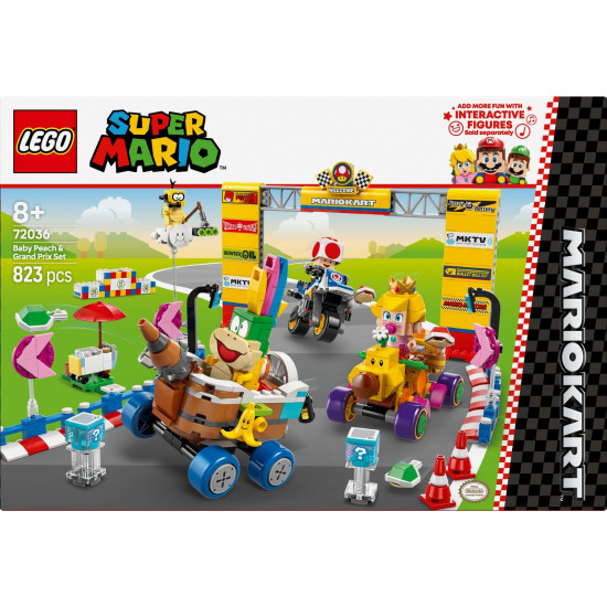 Bricks Mario Kart - Baby Peach & Grand Prix Set