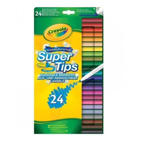 Washable markers 24 Supertips