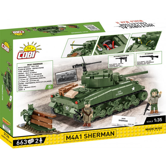 Blocks M4A1 Sherman 663 blocks