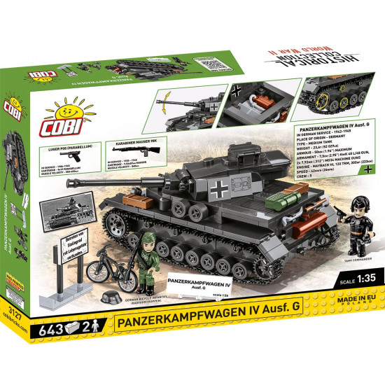 Blocks Panzerkampf wagen IV Ausf. G 643 blocks