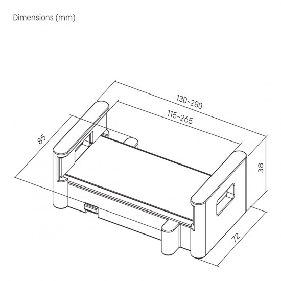 Tablet holder for VESA 4.7-15' MC-991