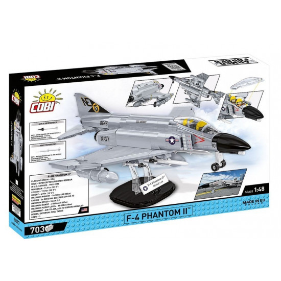 Blocks Armed Force F-4 Phantom II 703 blocks