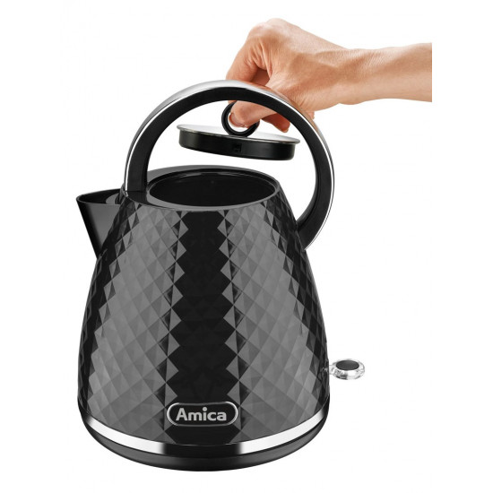 Amica KF 3030 1.7 l 2200 W electric kettle Black