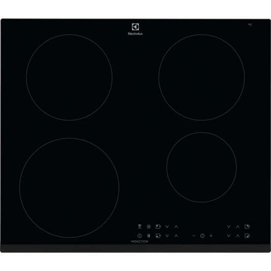 Electrolux LIR60430 hob Black Built-in 60 cm Zone induction hob 4 zone(s)