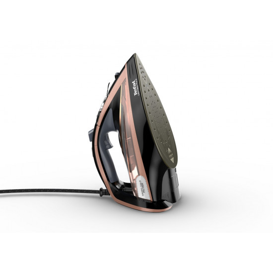 Tefal Ultimate Pure FV9845 iron Dry & Steam iron Durilium Autoclean soleplate 3200 W Black, Copper