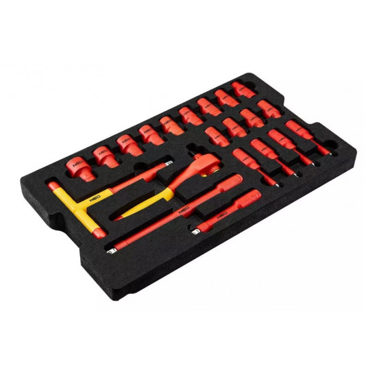 Neo Tools electrician service box 52 pieces in 22 strong box