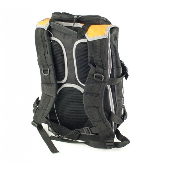 Neo Tools assembler backpack 4 external and 18 internal pockets, adjustable straps