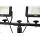 Double spotlight 2x50W SMD LED 8500lm 230V on tripod 1.8m