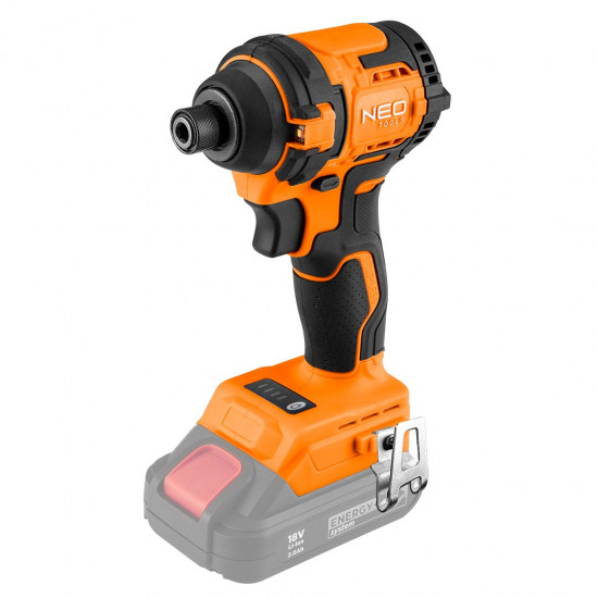 Brushless Impact Driver 18V, 300Nm, 1/4 hex, compact, Energy+, without battery