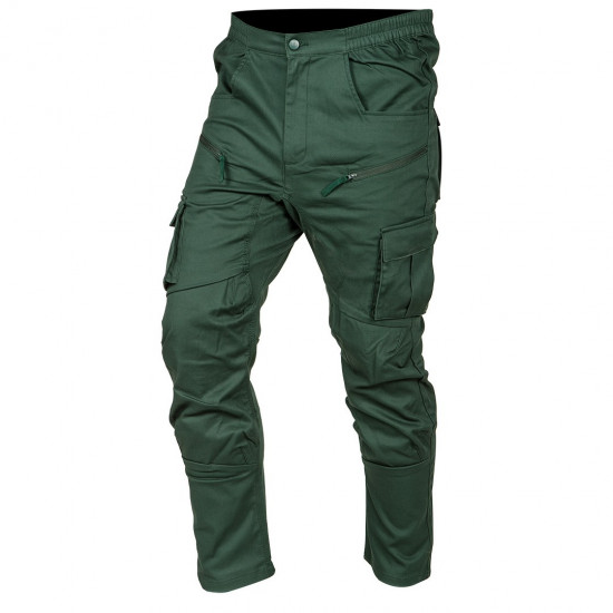 OUTDOOR jogger work trousers, green, size L