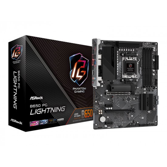 ASROCK B650 PG LIGHTNING ATX MB AM5 4xDIMM DDR5