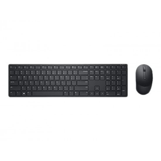 Dell KM5221W Pro | Keyboard and Mouse Set | Wireless | Ukrainian | Black | 2.4 GHz