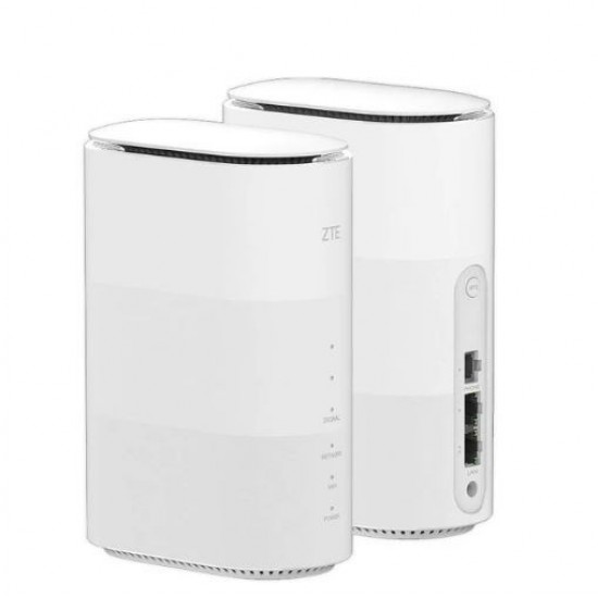 ZTE G5B - Gigabit Ethernet dual-band (2.4 GHz / 5 GHz) Wi-Fi 6 wireless router in white