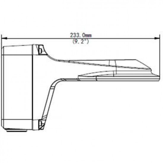 ALLNET Wallmount with Junctionbox/Wandmontag for ALL-CAM2488-LVEN