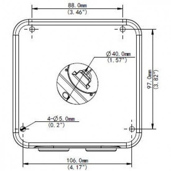 ALLNET Junctionbox/Montagebox for ALL-CAM2496-LEFN