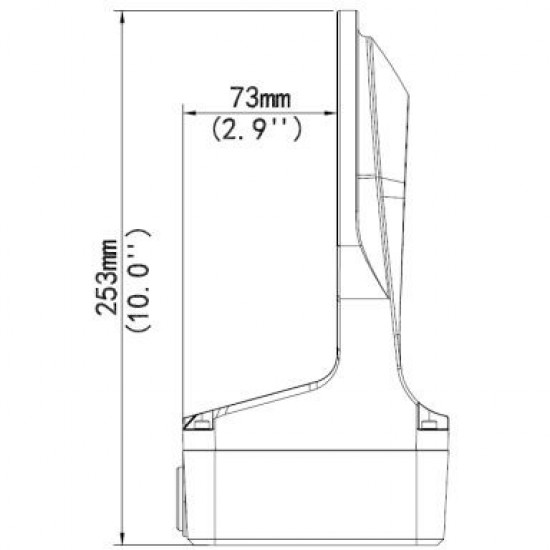 ALLNET Wallmount with Junctionbox/Wandmontag for ALL-CAM2495-LVEFN