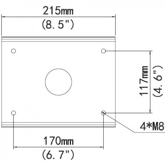 ALLNET Polemount/Masthalter for ALL-CAM2498-LEP