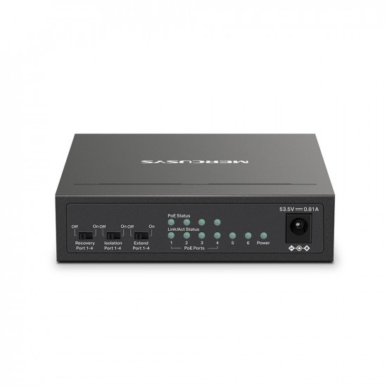 Mercusys 6-Port 10/100Mbps Desktop Switch with 4-Port PoE+