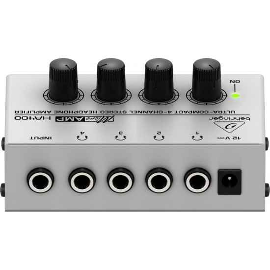 Behringer HA400 headphone amplifier Black, Grey