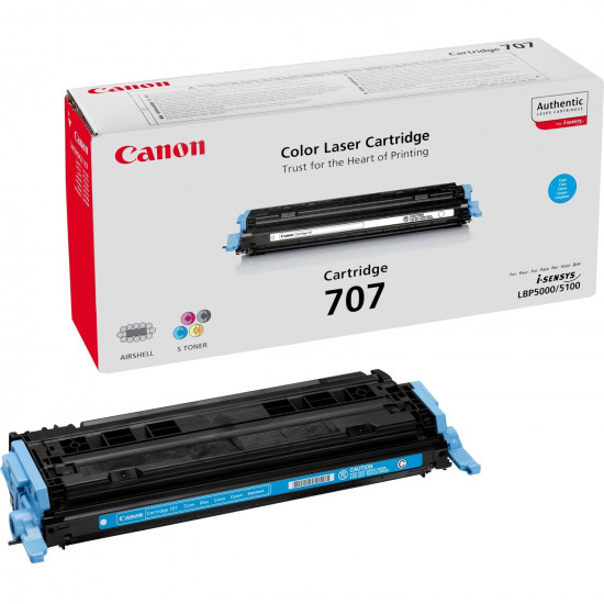 Canon Toner 707 9423A004 Cyan bis zu 2.000 Seiten