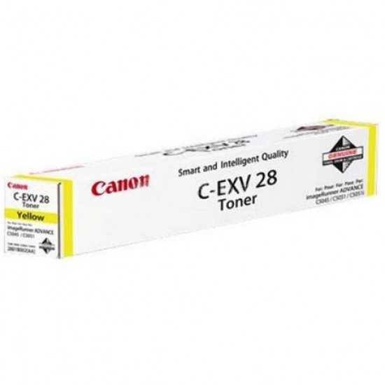 Canon Toner C-EXV28 2801B002 Gelb bis zu 38.000 Seiten