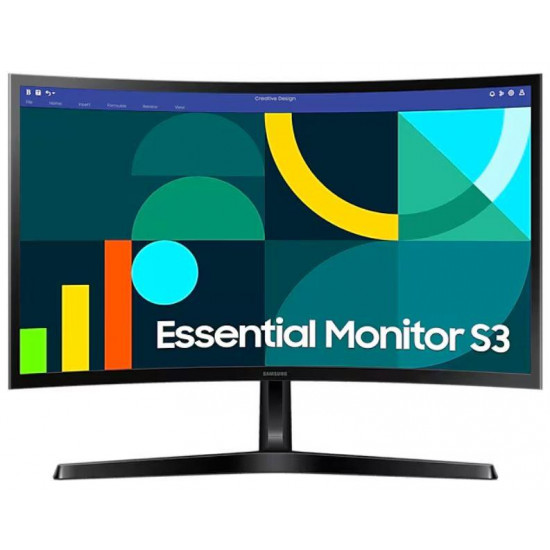 LCD Monitor|SAMSUNG|LS24D366GAUXEN|24|Business/Curved|Panel VA|1920x1080|16:9|100Hz|4 ms|Tilt|Colour Black|LS24D366GAUXEN