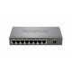 D-Link DES-1008PA network switch Unmanaged Fast Ethernet (10/100) Power over Ethernet (PoE) Black