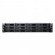 Synology RackStation RS2423+ NAS/storage server Rack (2U) Ryzen Embedded V1780B 8 GB DDR4 0 TB DiskStation Manager Black, Grey