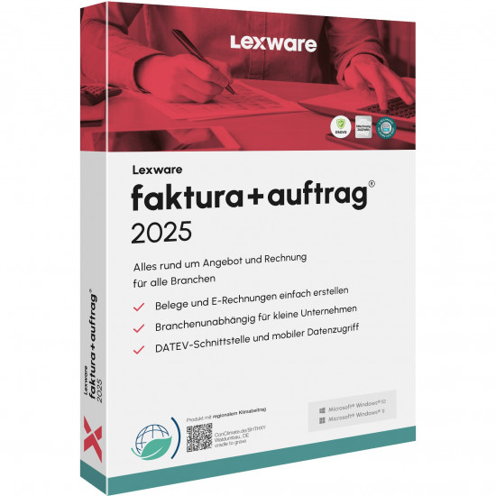 Lexware Faktura+Auftrag 2025 - 1 Device, 1 Year - ESD-DownloadESD