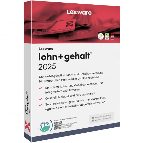 Lexware Lohn+Gehalt 2025 - 1 Device, 1 Year - ESD-DownloadESD