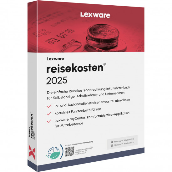 Lexware Reisekosten 2025 - 1 Device, 1 Year - ESD-DownloadESD