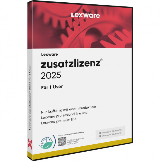 Lexware Zusatzlizenz 2025 für 1 User - ABO - ESD-DownloadESD