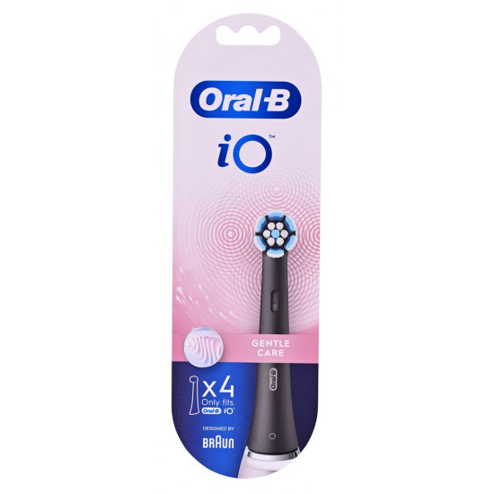 Toothbrush replacement heads ORAL-B iO Gentle Care black