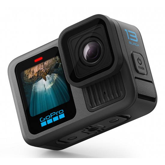 GoPro HERO13 BLACK action sports camera 27.6 MP 5.3K Ultra HD CMOS 25.4 / 1.9 mm (1 / 1.9) Wi-Fi 121 g