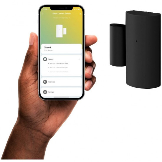 Hombli smarter Bluetooth Kontakt Sensor schwarz