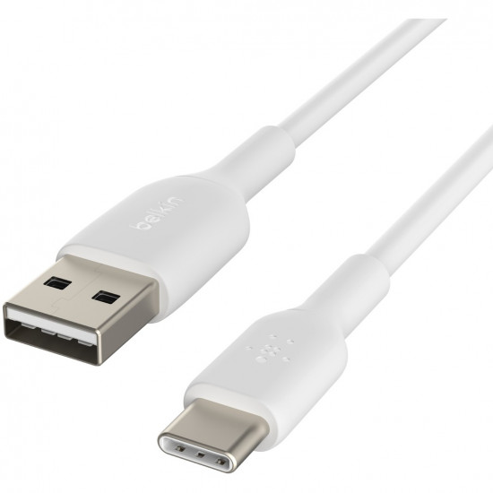 Belkin USB-C/USB-A Kabel PVC, 1m, weiß