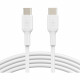 Belkin USB-C/USB-C Kabel PVC, 1m, weiß