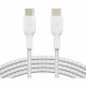 Belkin USB-C/USB-C Kabel ummantelt, 1m, weiß