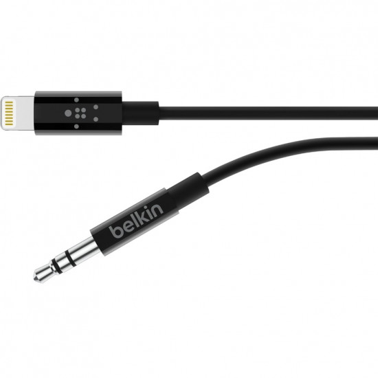 Belkin MixIT Lightning auf 3,5mm AUX Kabel, 1.8 m, schwarz