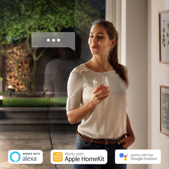 Philips Hue White & Color Ambiance Daylo Wandleuchte Silber 1050lm