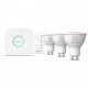 Philips Hue White & Color Ambiance GU10 Dreierpack Starterset inkl DS