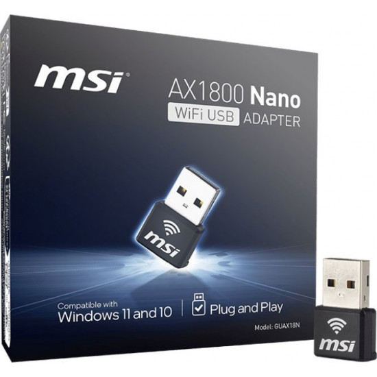 MSI 302-8ZE30XE-000 NANO network card. Wifi 6