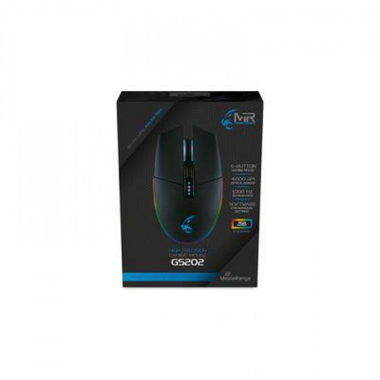 MOUSE USB OPTICAL BLACK/MRGS202 MEDIARANGE