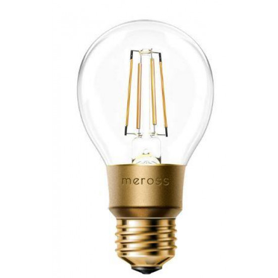 Smart Light Bulb|MEROSS|Power consumption 6 Watts|2700 K|Beam angle 180 degrees|MSL100HK(EU)