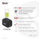 MOBILE CHARGER WALL 3PORT/GAN 65W CAC-1913EU CLUB3D